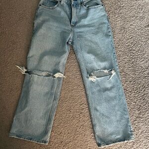 Abercrombie & Fitch Light Blue Straight Leg Jeans